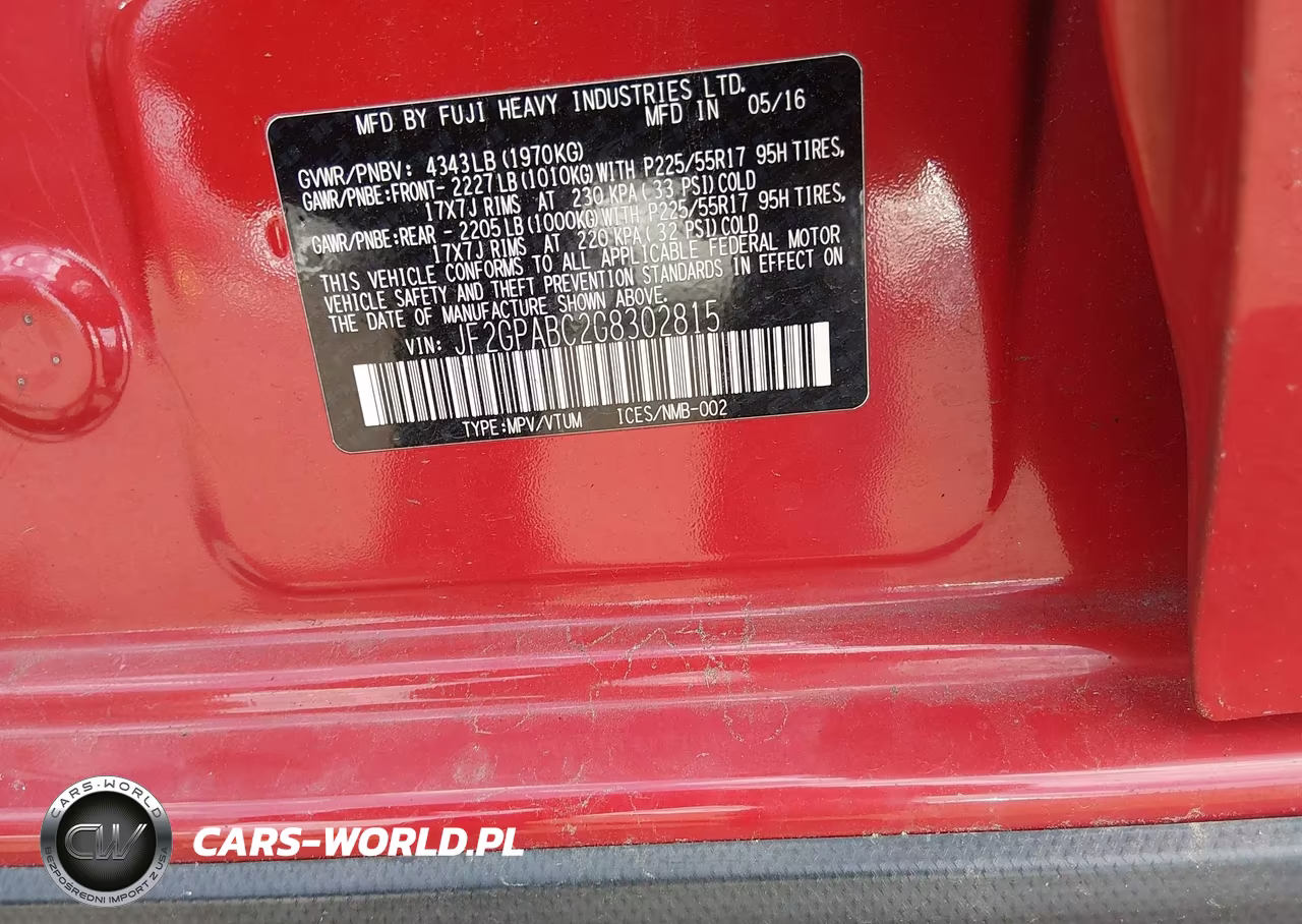 2016 Subaru Crosstrek 2.0I Premium VIN:JF2GPABC2G8302815 - 9
