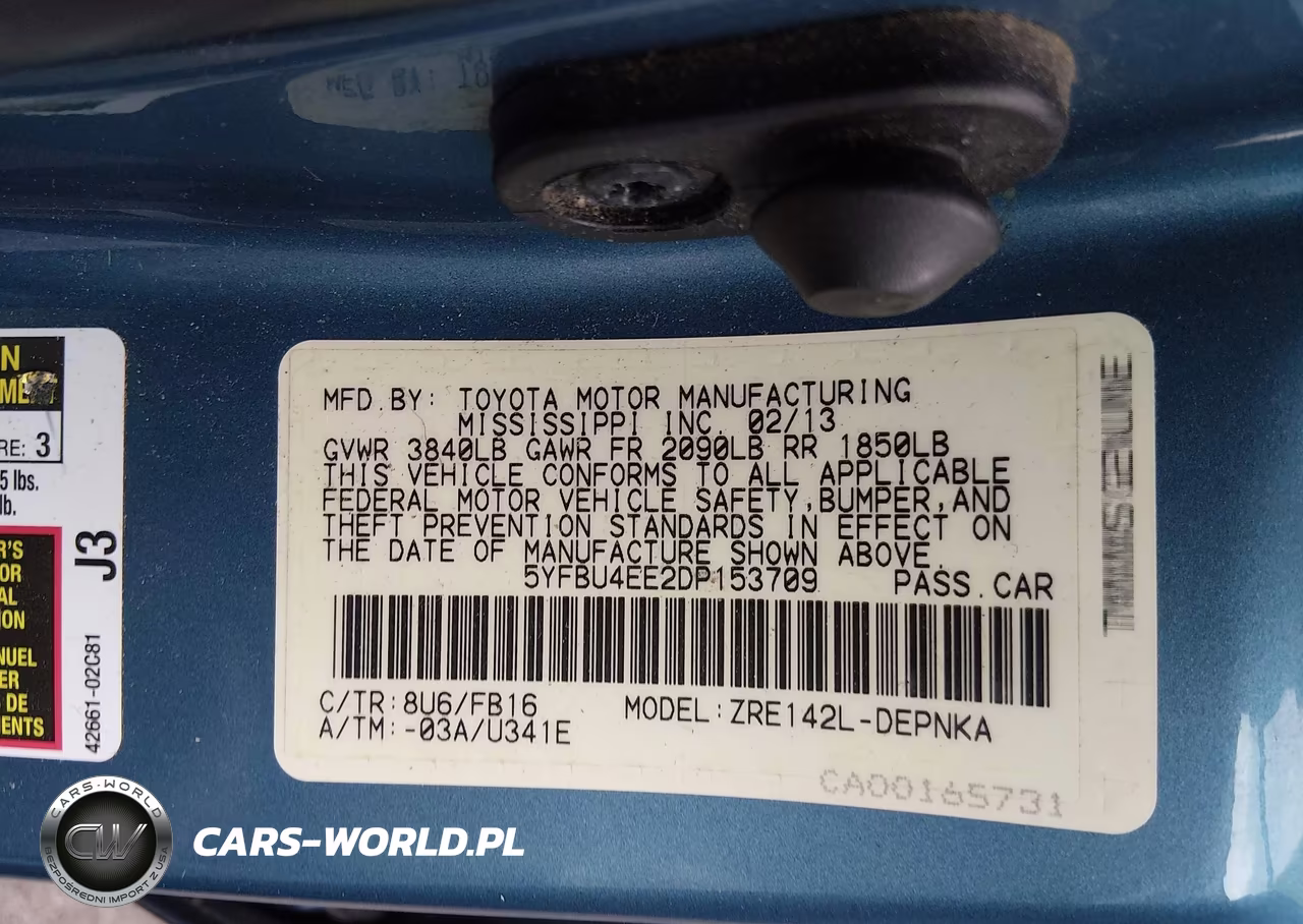 2013 Toyota Corolla Le VIN:5YFBU4EE2DP153709 - 9