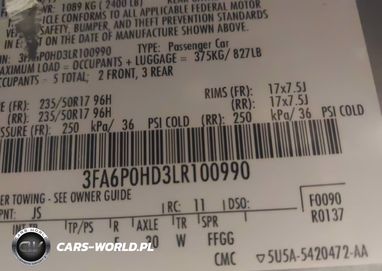2020 Ford Fusion Se VIN:3FA6P0HD3LR100990 - 9