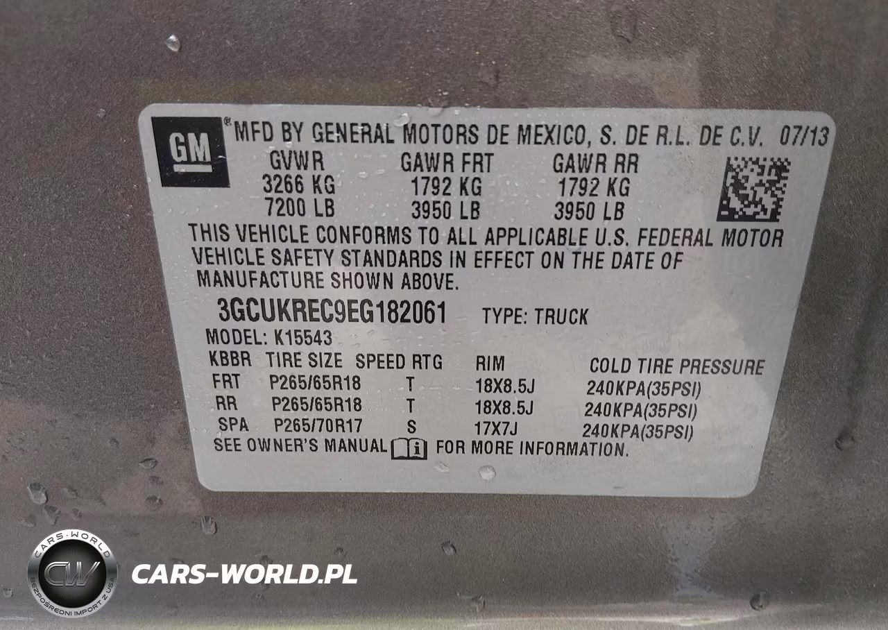 2014 Chevrolet Silverado 1500 Lt VIN:3GCUKREC9EG182061 - 9