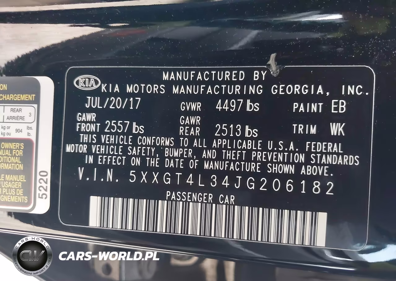 2018 Kia Optima S VIN:5XXGT4L34JG206182 - 9