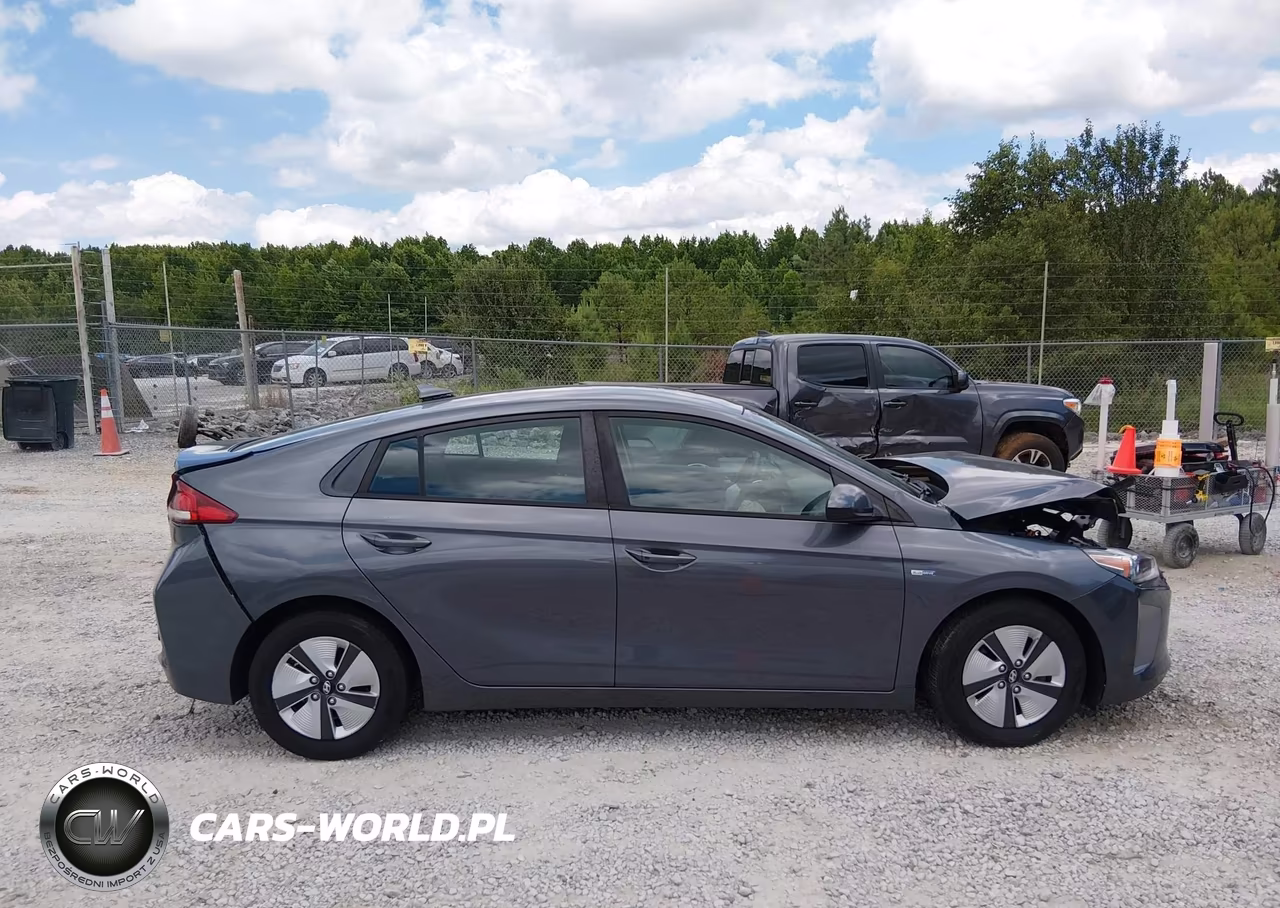 2018 Hyundai Ioniq Hybrid Blue VIN:KMHC65LC0JU076449 - 13