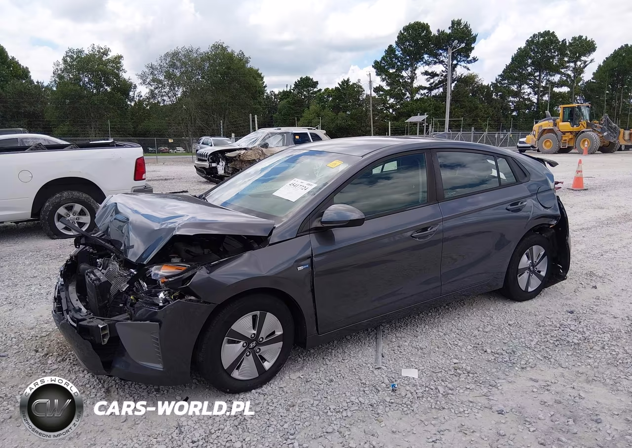 2018 Hyundai Ioniq Hybrid Blue VIN:KMHC65LC0JU076449 - 2