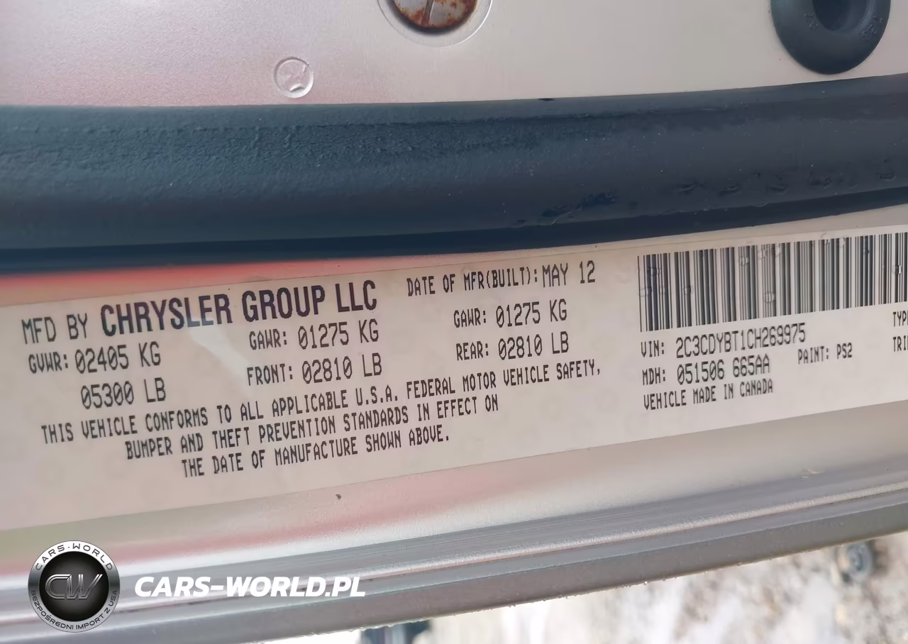 2012 Dodge Challenger R-T VIN:2C3CDYBT1CH269975 - 9