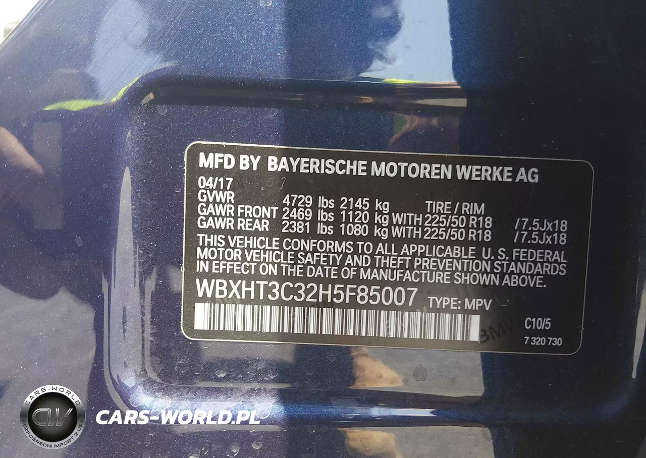 2017 BMW X1 xDrive28I VIN:WBXHT3C32H5F85007 - 9
