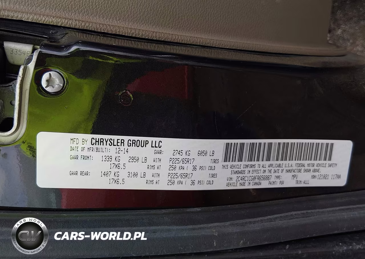 2015 Chrysler Town & Country Touring-L VIN:2C4RC1CG0FR656887 - 9