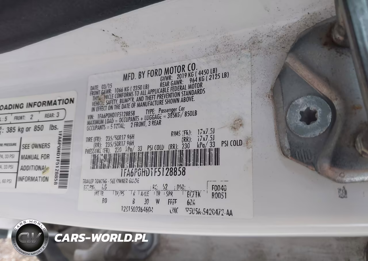 2015 Ford Fusion Se VIN:1FA6P0HD1F5128858 - 9