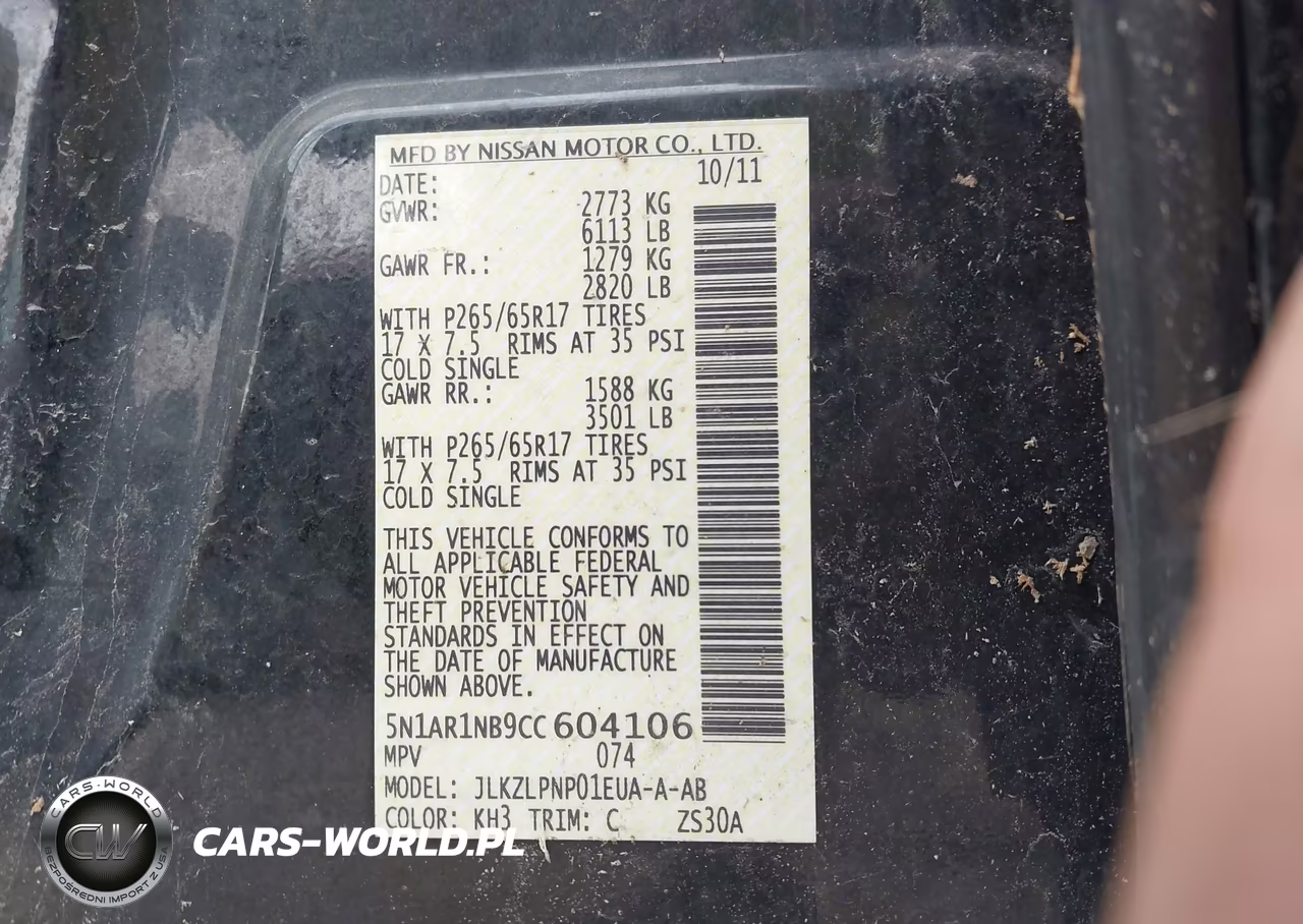 2012 Nissan Pathfinder Silver VIN:5N1AR1NB9CC604106 - 9