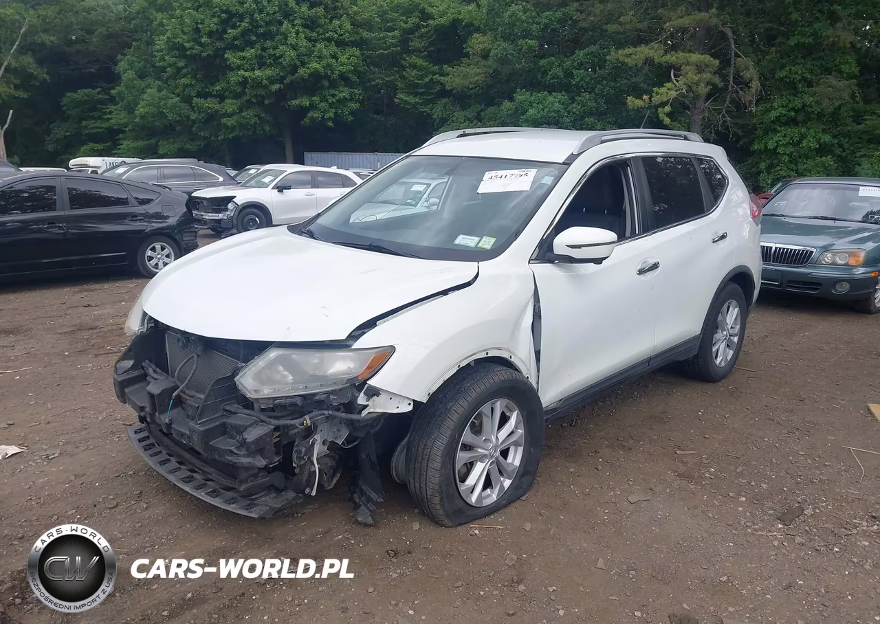 2016 Nissan Rogue Sv VIN:KNMAT2MV6GP635643 - 2