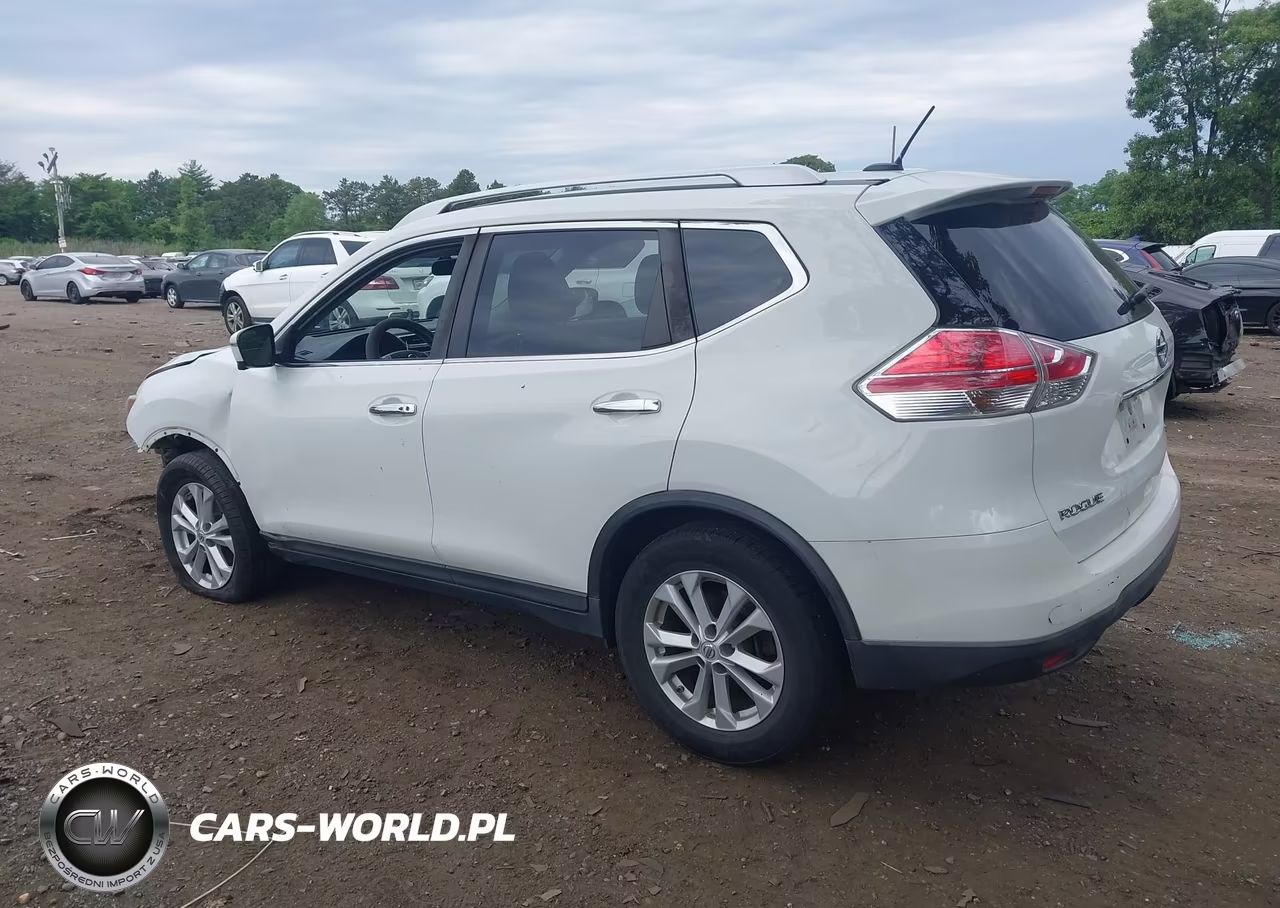 2016 Nissan Rogue Sv VIN:KNMAT2MV6GP635643 - 3