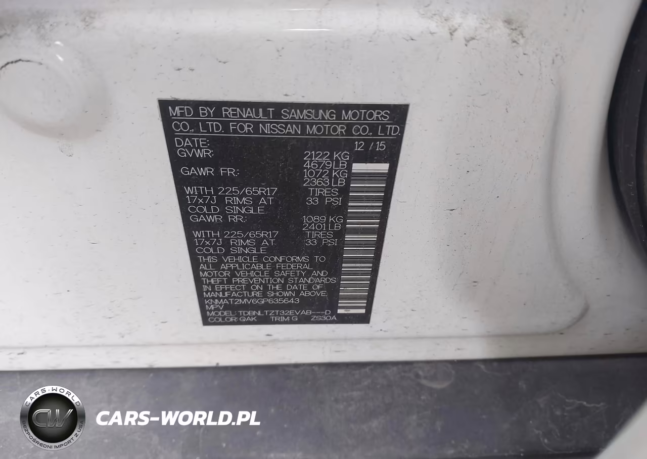2016 Nissan Rogue Sv VIN:KNMAT2MV6GP635643 - 9