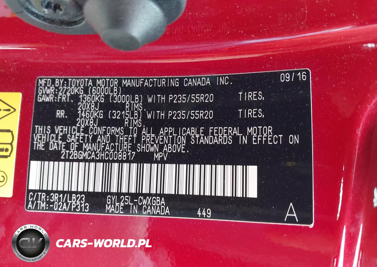 2017 Lexus Rx 450H VIN:2T2BGMCA3HC008817 - 9