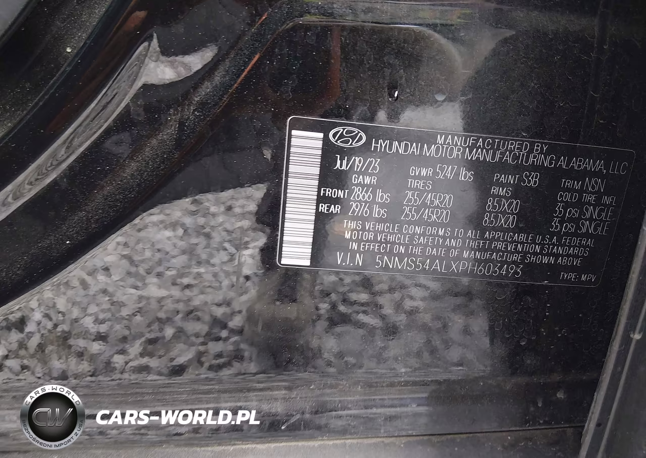 2023 Hyundai Santa Fe Calligraphy VIN:5NMS54ALXPH603493 - 9