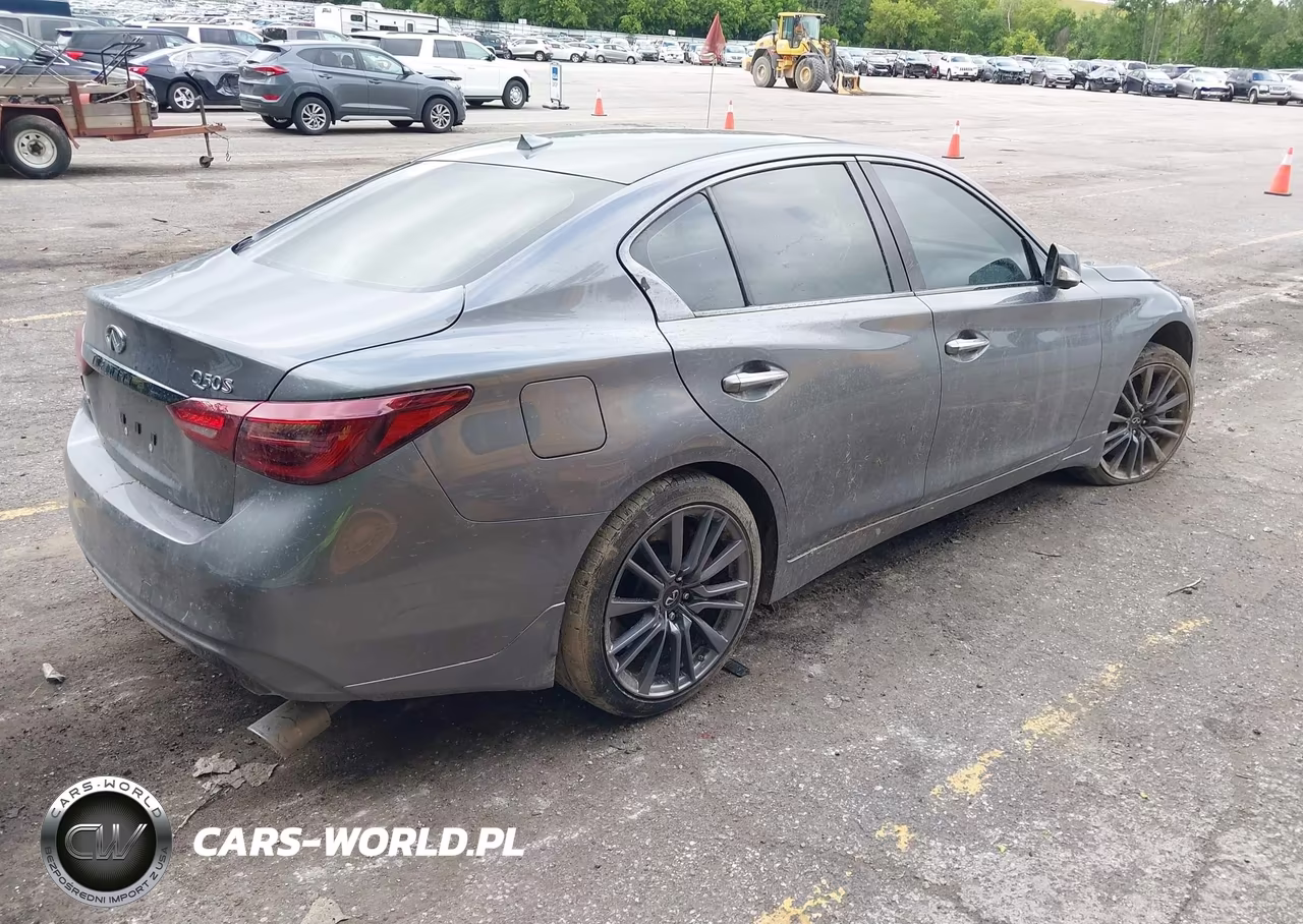 2022 Infiniti Q50 Red Sport 400 Awd VIN:JN1FV7DR0NM390033 - 4