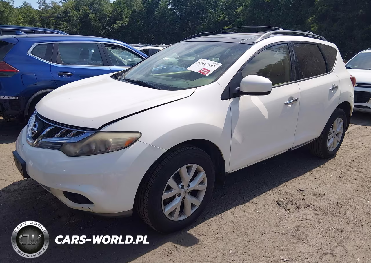 2012 Nissan Murano Sl VIN:JN8AZ1MW1CW232403 - 2