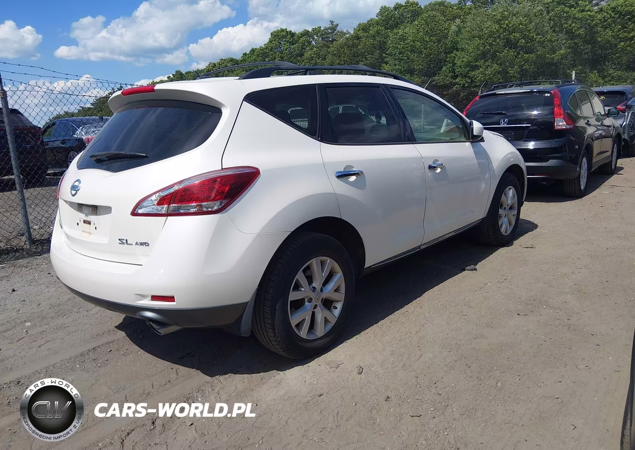 2012 Nissan Murano Sl VIN:JN8AZ1MW1CW232403 - 4