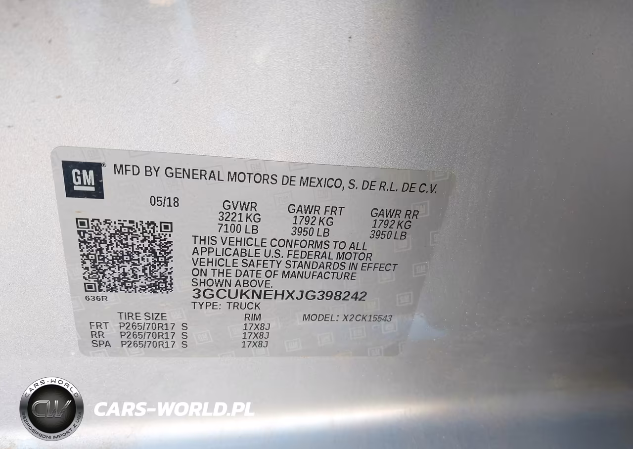 2018 Chevrolet Silverado 1500 Work Truck VIN:3GCUKNEHXJG398242 - 9