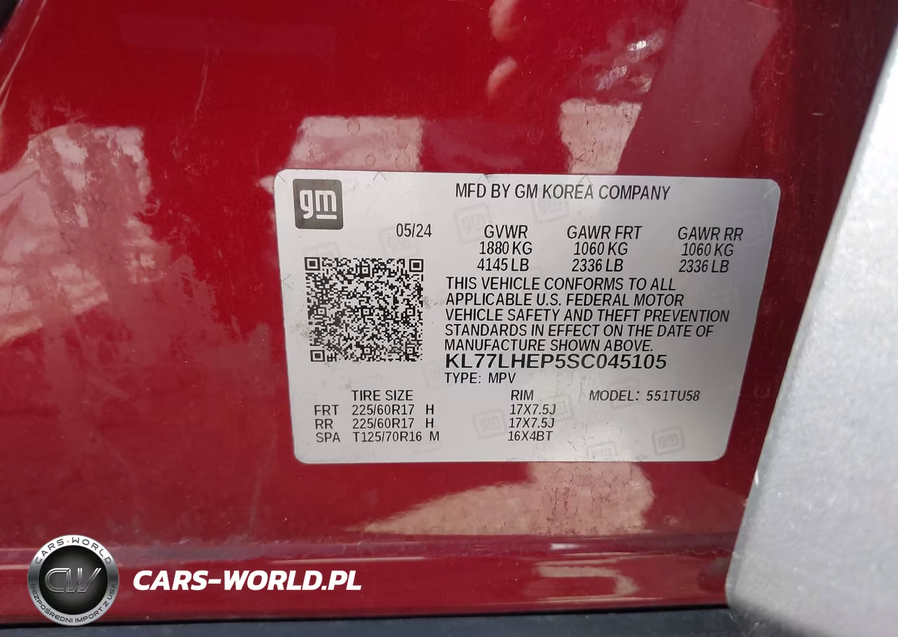 2025 Chevrolet Trax Fwd Lt VIN:KL77LHEP5SC045105 - 9