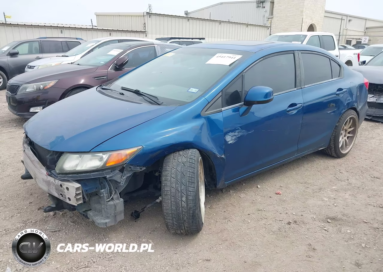 2012 Honda Civic Ex-L VIN:2HGFB2F97CH541439 - 2