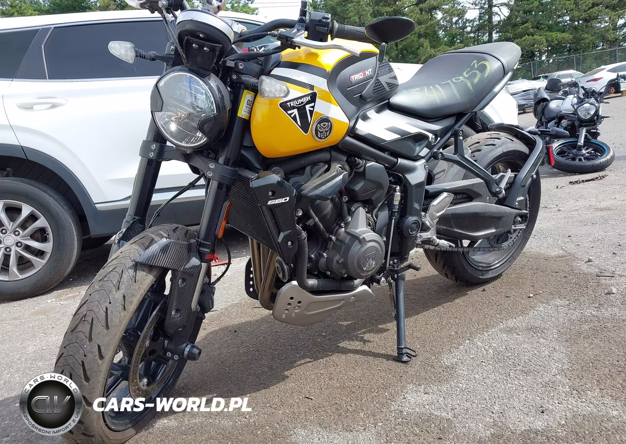 2025 Triumph Motorcycle Trident 660 VIN:SMTL21U40STCC9533 - 2
