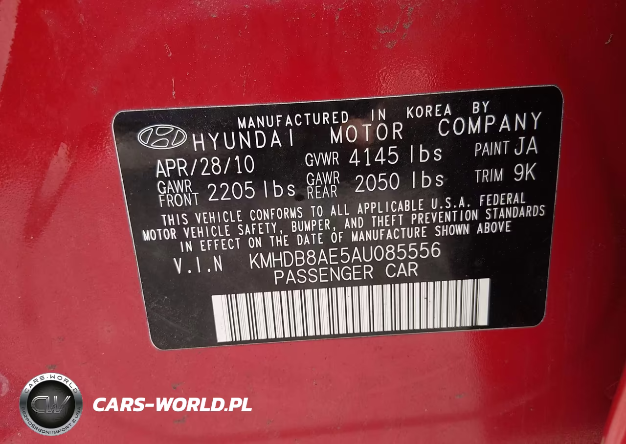 2010 Hyundai Elantra Touring Gls VIN:KMHDB8AE5AU085556 - 9