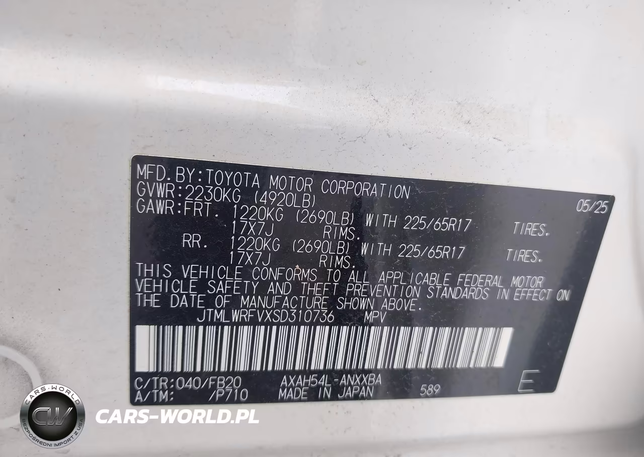 2025 Toyota Rav4 Hybrid Le VIN:JTMLWRFVXSD310736 - 9