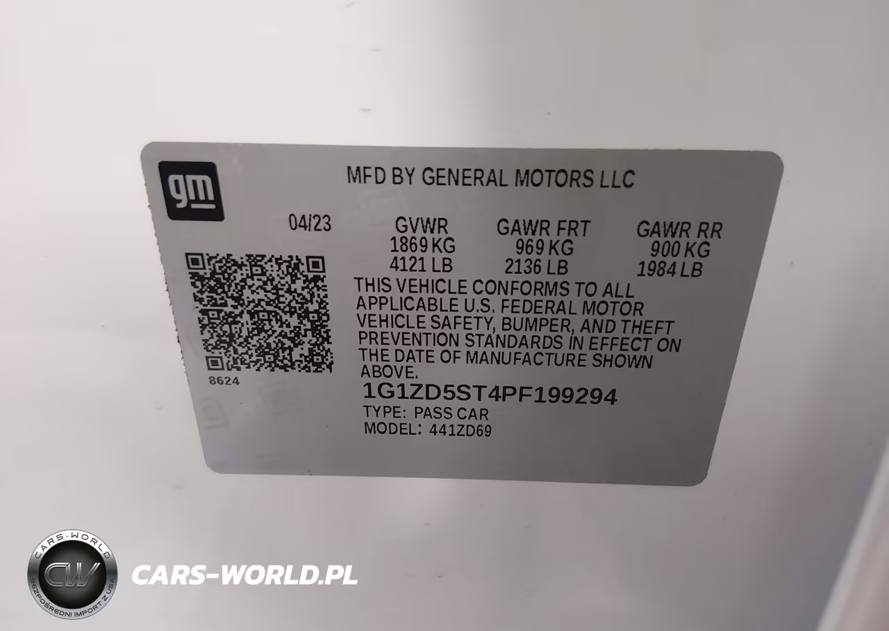 2023 Chevrolet Malibu Fwd 1Lt VIN:1G1ZD5ST4PF199294 - 9