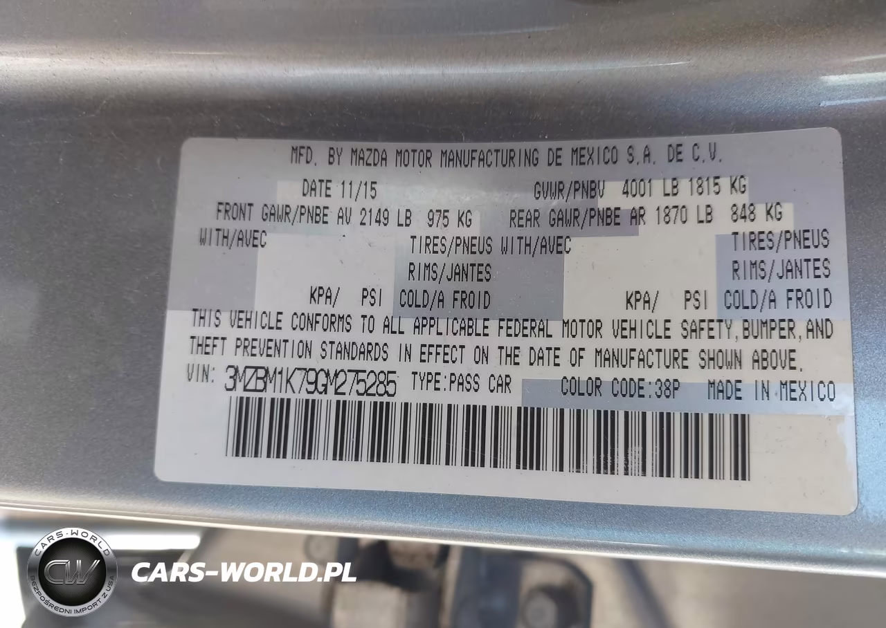 2016 Mazda Mazda3 I Sport VIN:3MZBM1K79GM275285 - 9
