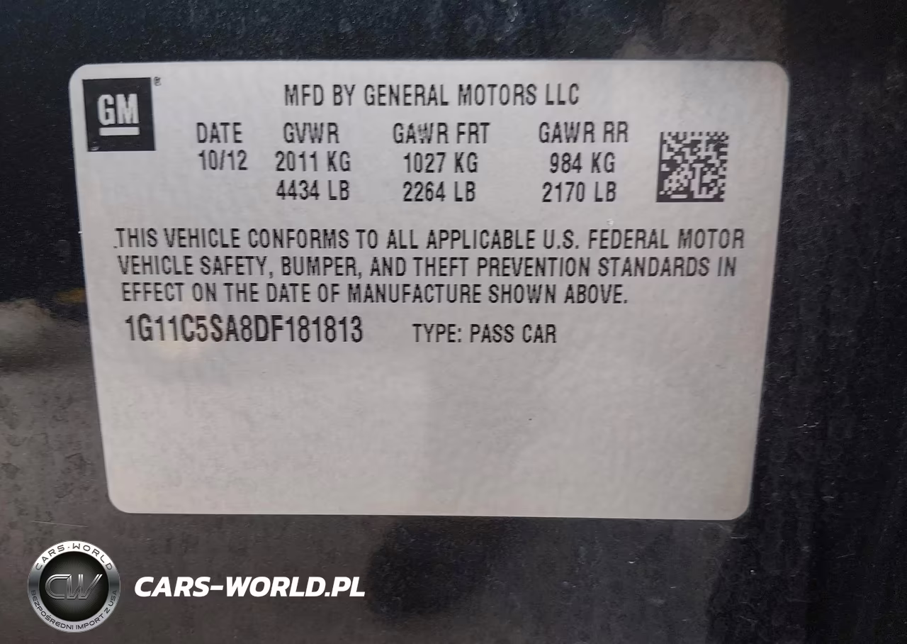2013 Chevrolet Malibu 1Lt VIN:1G11C5SA8DF181813 - 9