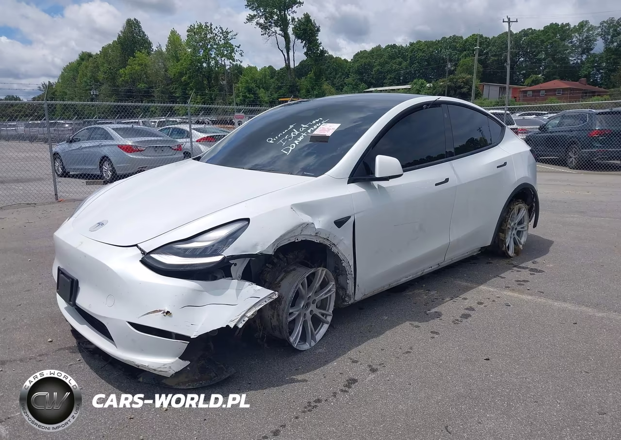 2021 Tesla Model Y Long Range Dual Motor All-Wheel Drive VIN:5YJYGDEE8MF085736 - 2