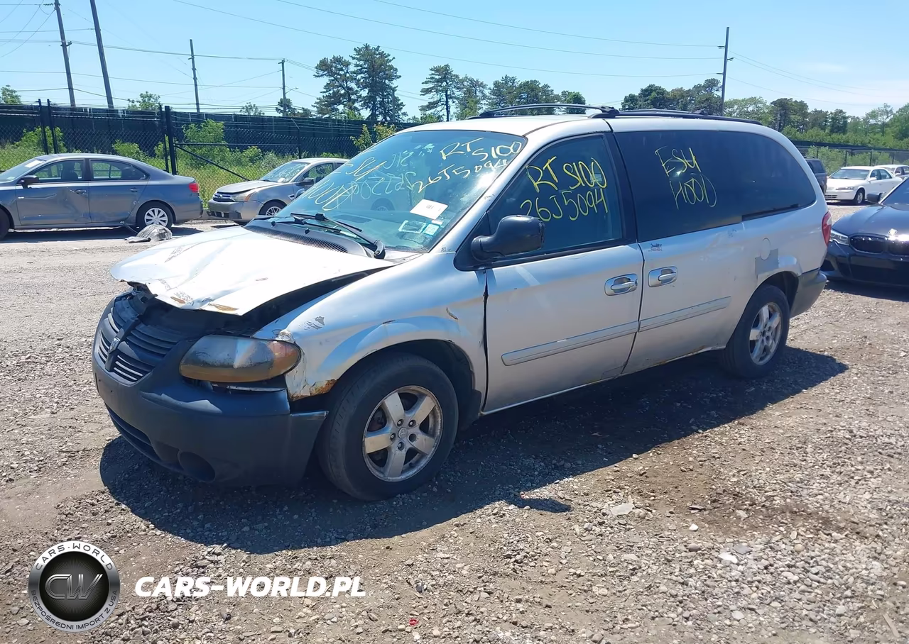 2007 Dodge Grand Caravan Sxt VIN:2D4GP44L67R318813 - 2