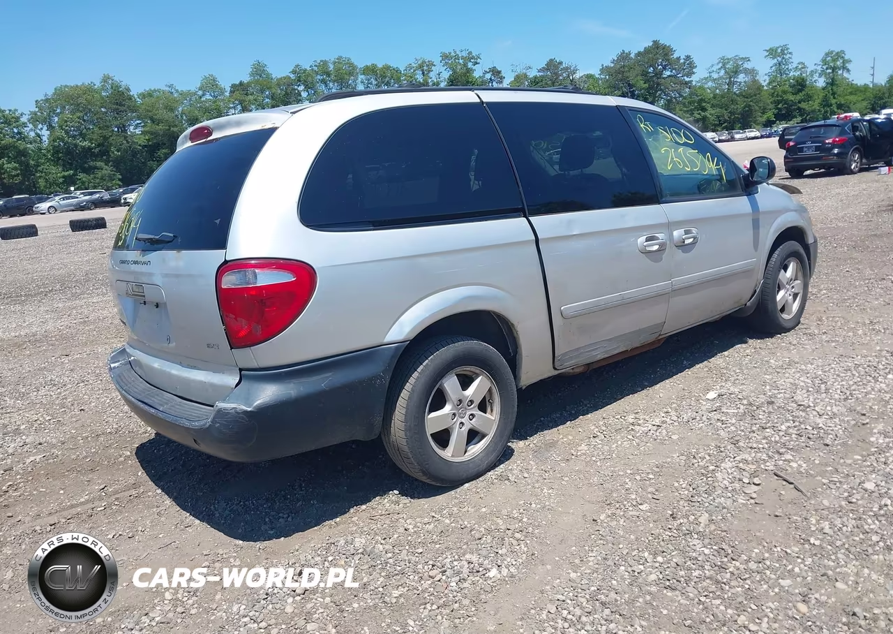 2007 Dodge Grand Caravan Sxt VIN:2D4GP44L67R318813 - 4