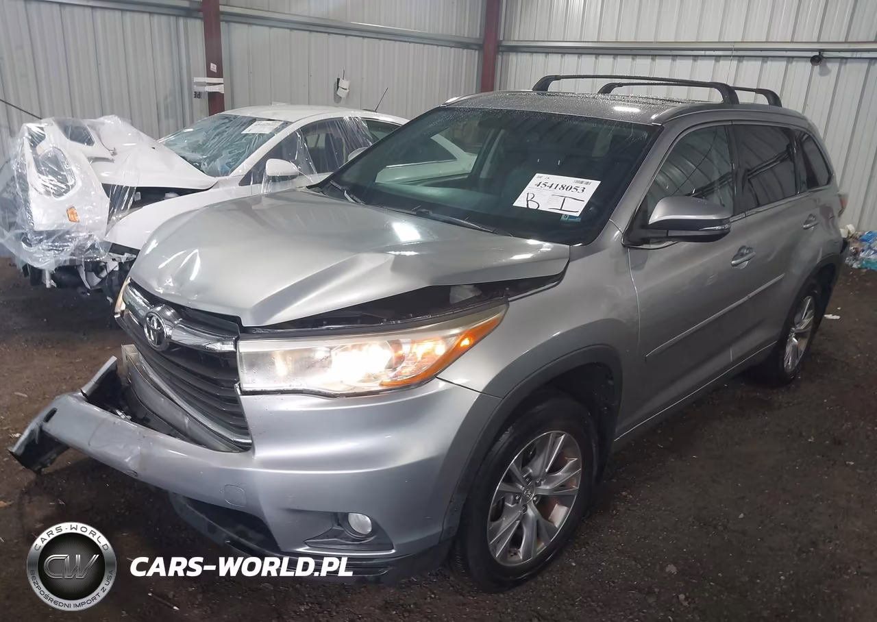 2015 Toyota Highlander Xle V6 VIN:5TDJKRFH5FS208011 - 2