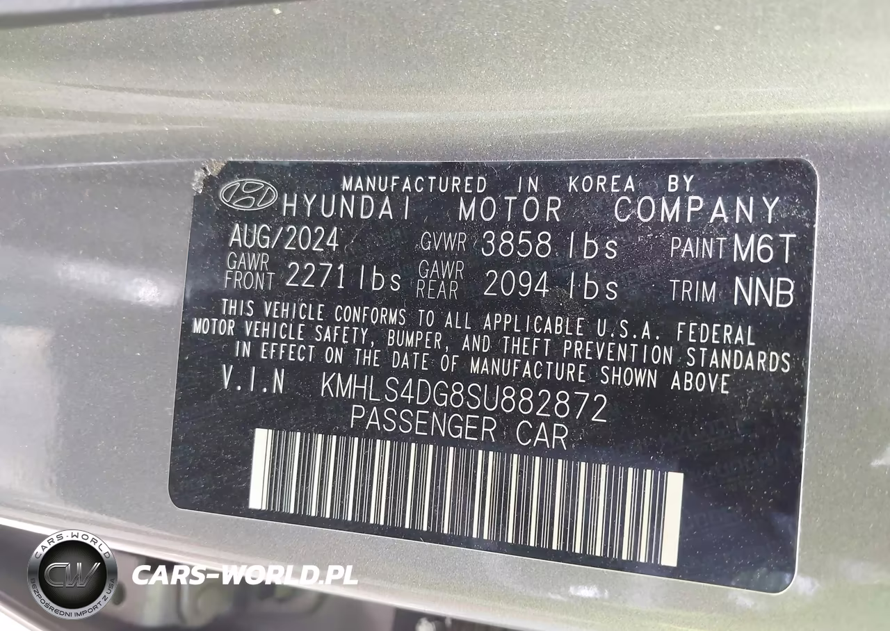 2025 Hyundai Elantra Sel Convenience VIN:KMHLS4DG8SU882872 - 9