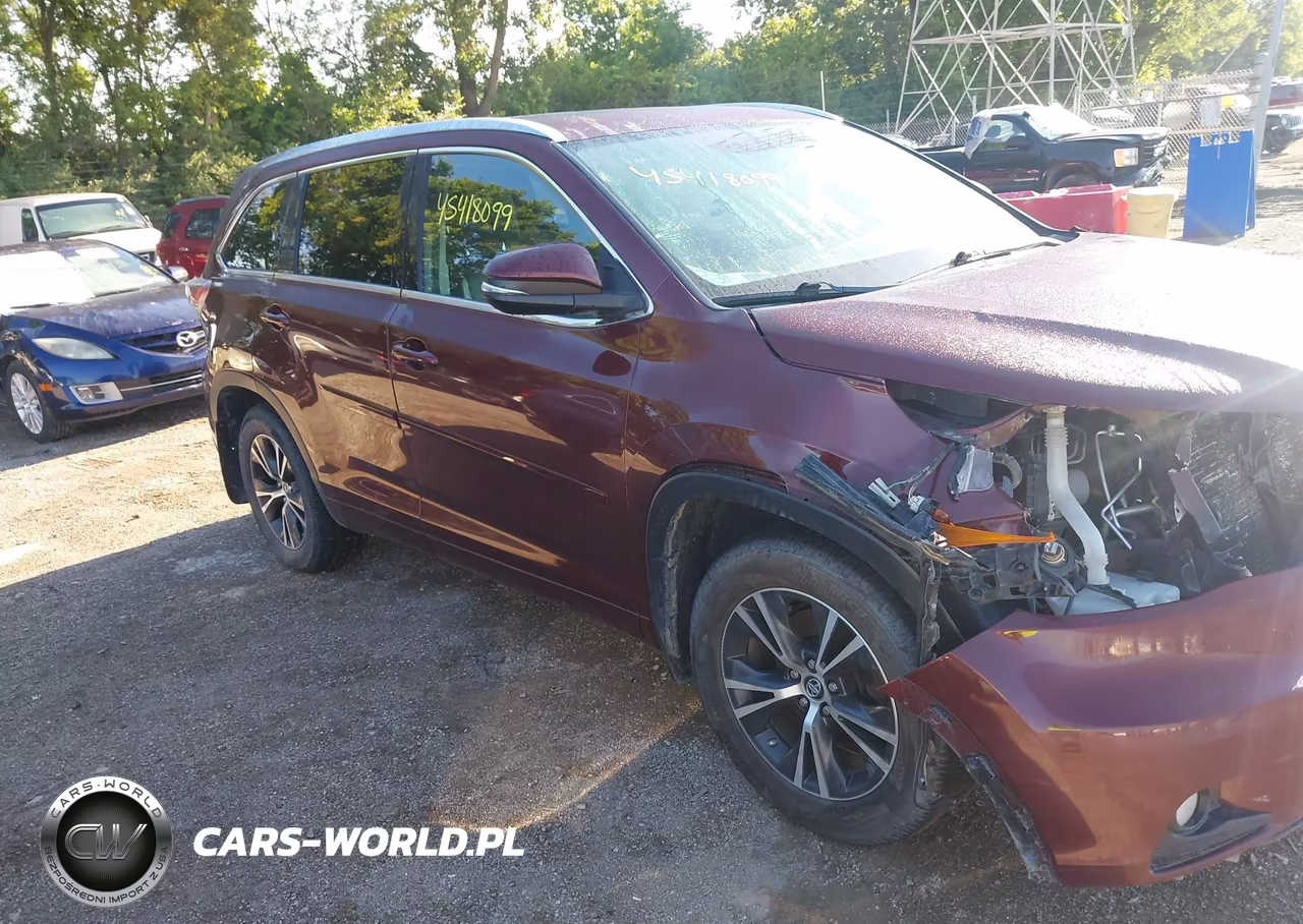 2016 Toyota Highlander Xle V6 VIN:5TDJKRFH9GS328315 - 13