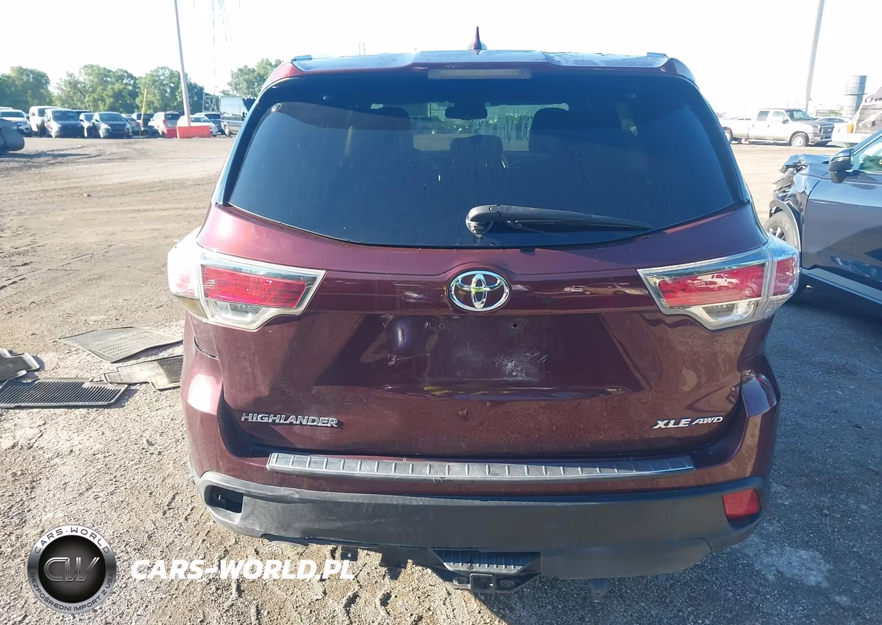 2016 Toyota Highlander Xle V6 VIN:5TDJKRFH9GS328315 - 16