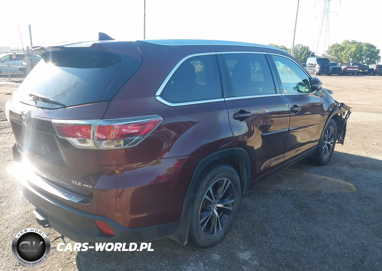 2016 Toyota Highlander Xle V6 VIN:5TDJKRFH9GS328315 - 4