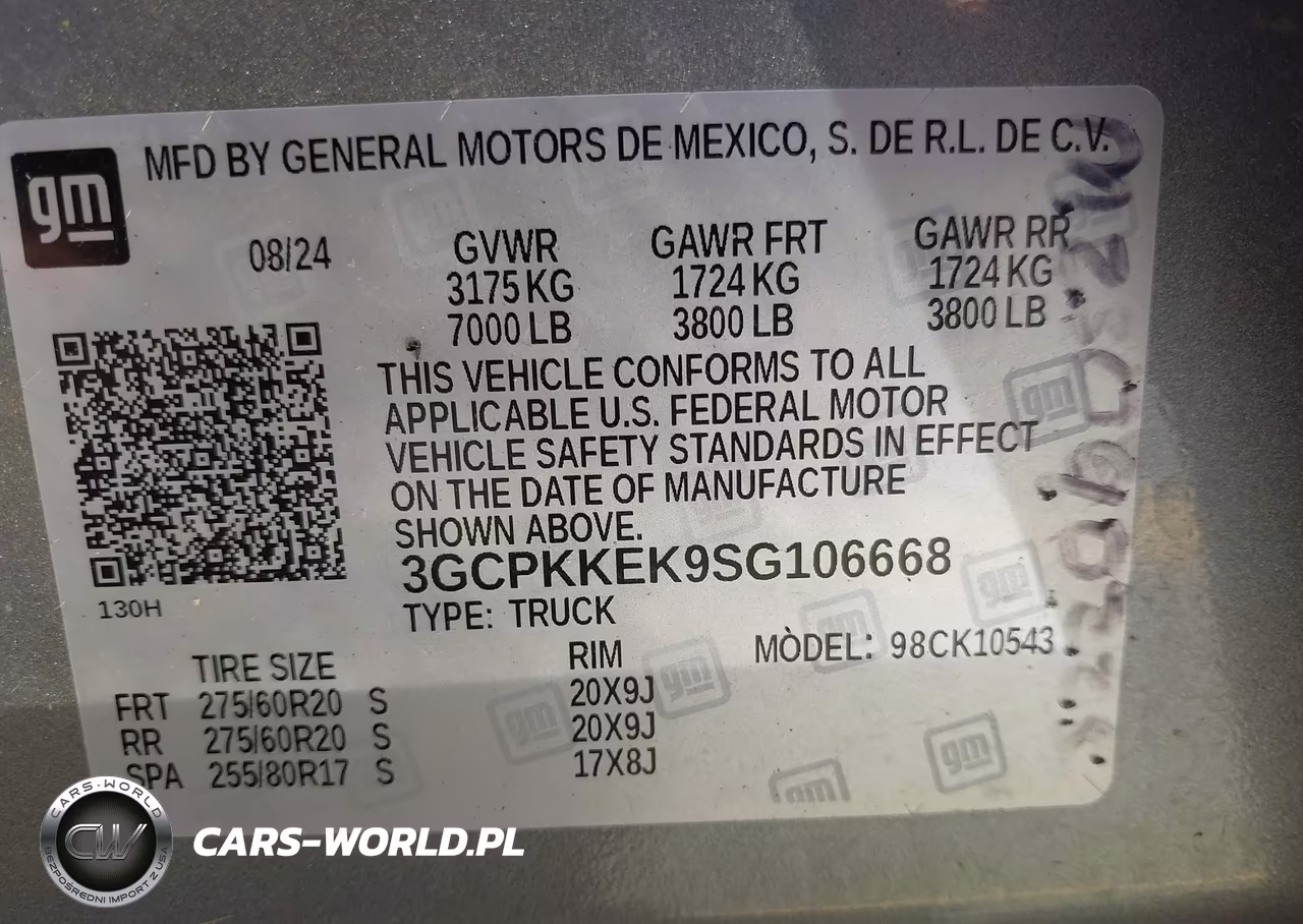 2025 Chevrolet Silverado 1500 4Wd Short Bed Lt With 2Fl VIN:3GCPKKEK9SG106668 - 9