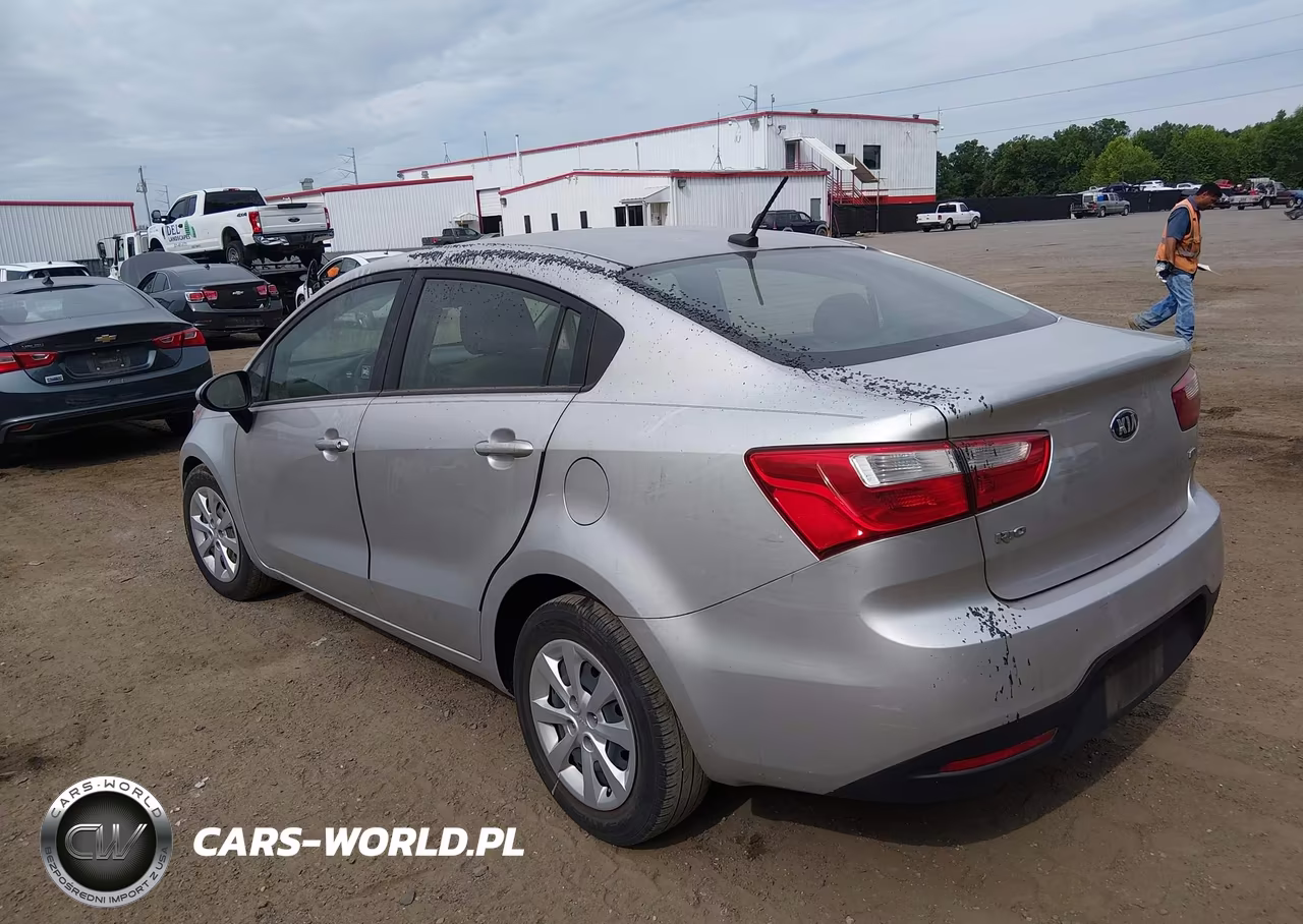 2014 Kia Rio Lx VIN:KNADM4A31E6419059 - 3