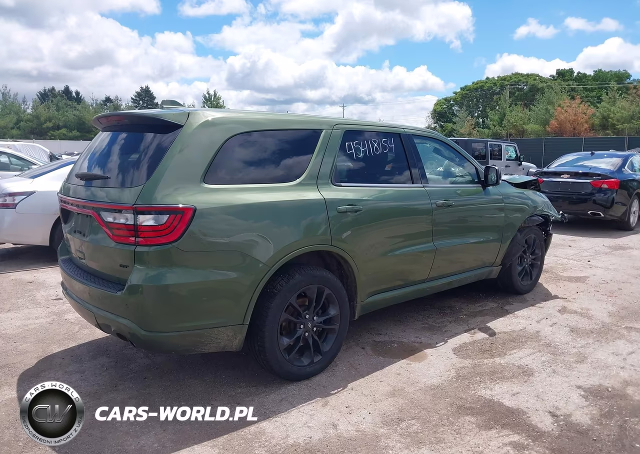 2021 Dodge Durango Gt Plus Awd VIN:1C4RDJDG4MC697475 - 4
