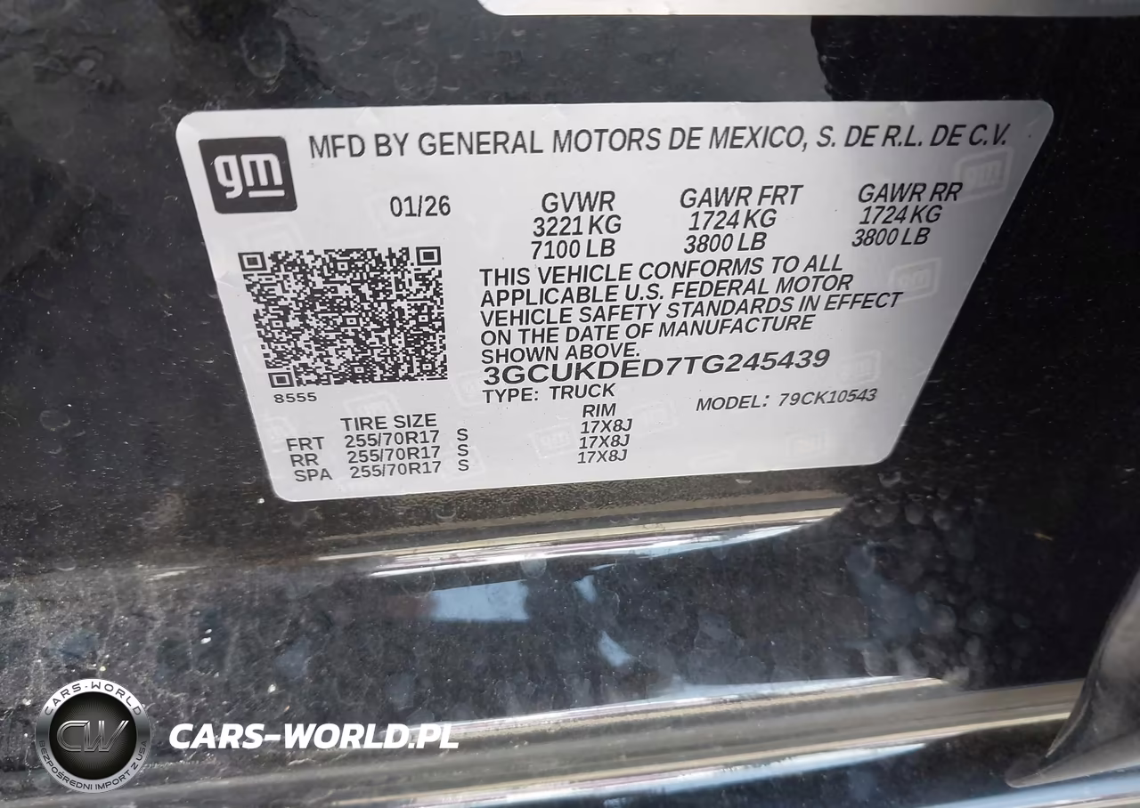 2026 Chevrolet Silverado 1500 4Wd Standard Bed Lt VIN:3GCUKDED7TG245439 - 9