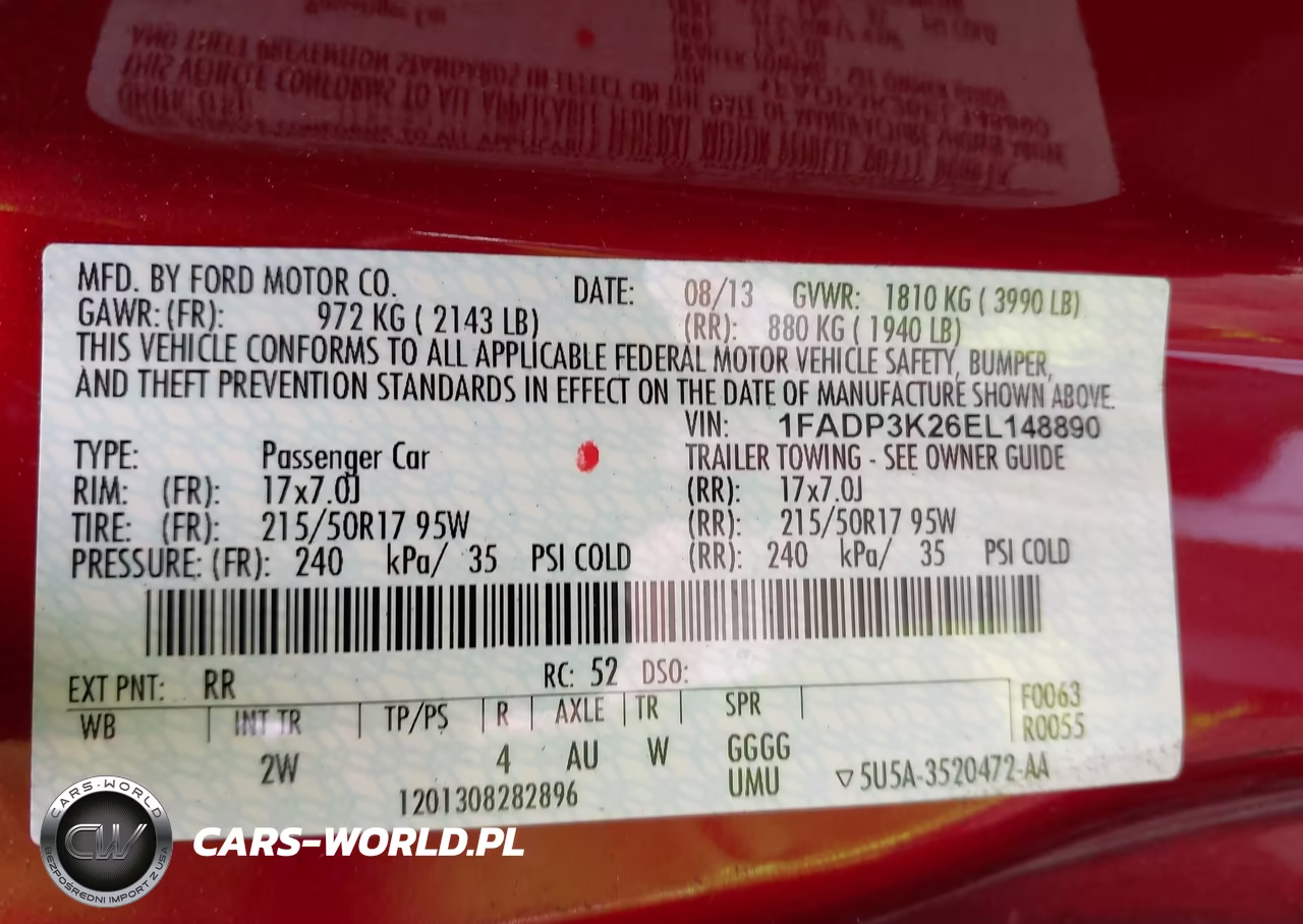 2014 Ford Focus Se VIN:1FADP3K26EL148890 - 9