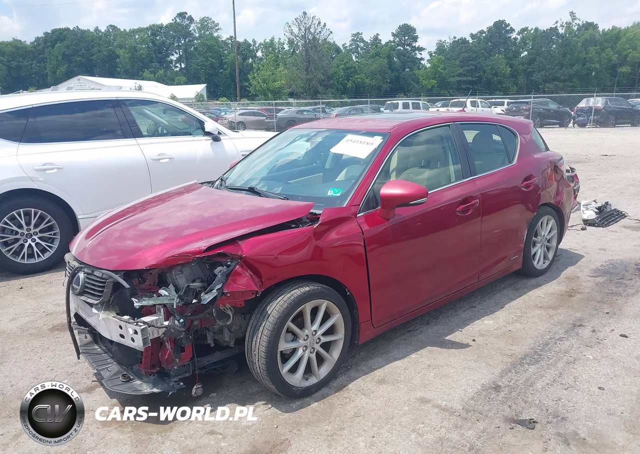 2013 Lexus Ct 200H VIN:JTHKD5BH6D2158221 - 2
