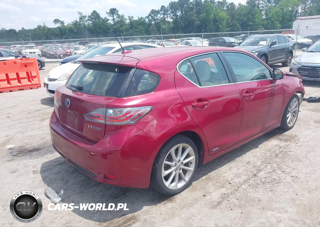 2013 Lexus Ct 200H VIN:JTHKD5BH6D2158221 - 4