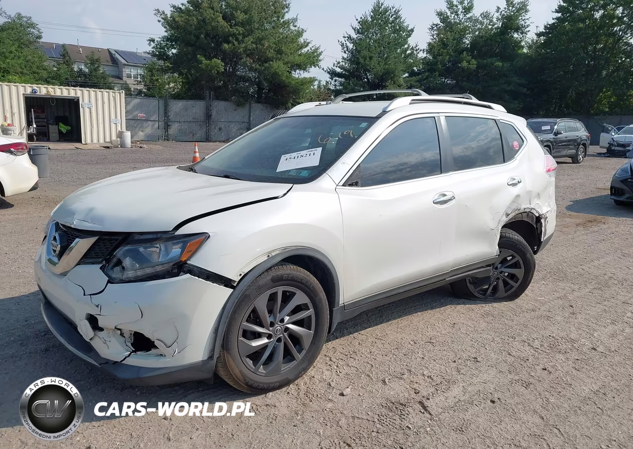 2016 Nissan Rogue Sl VIN:KNMAT2MV8GP709600 - 2