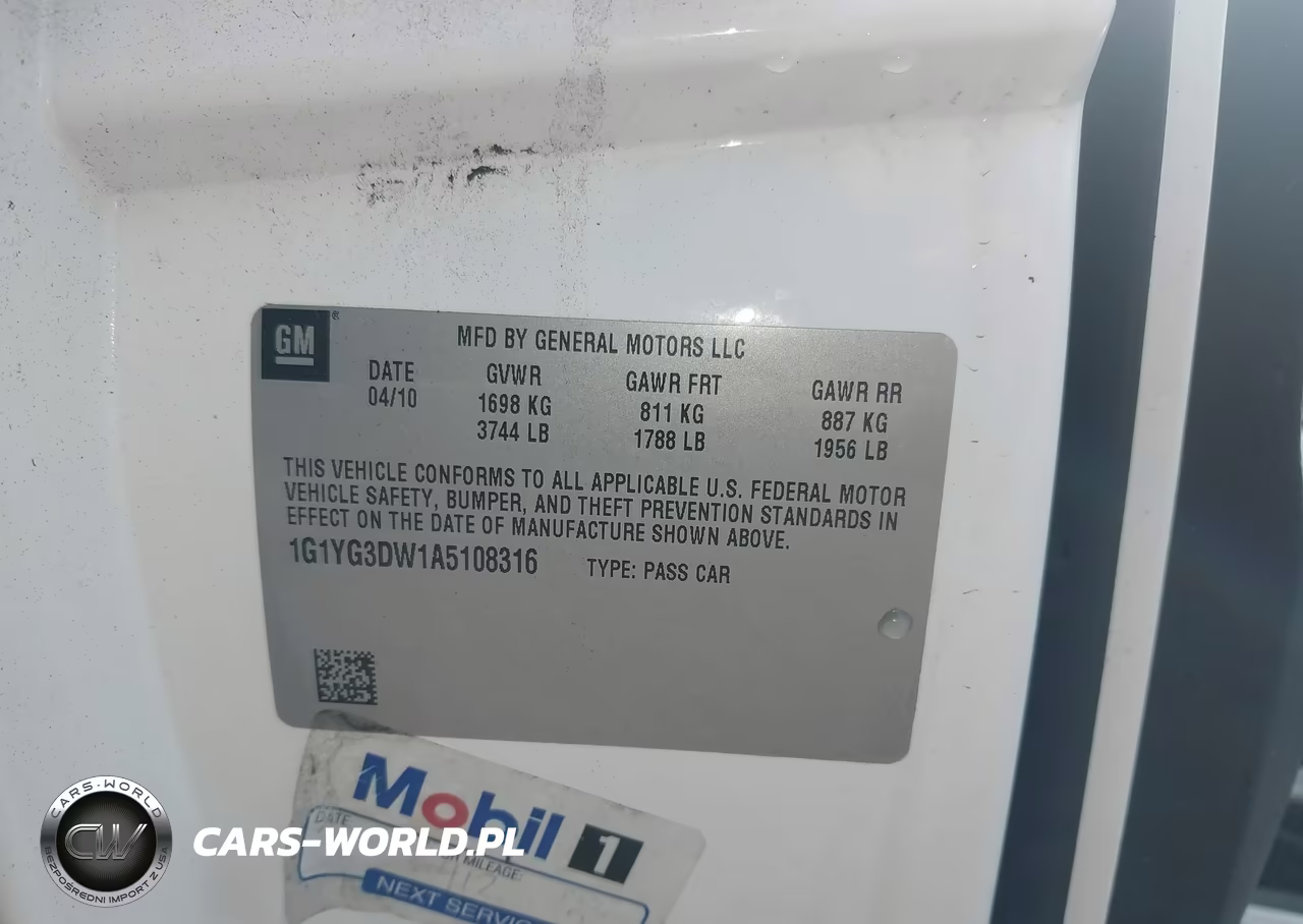 2010 Chevrolet Corvette VIN:1G1YG3DW1A5108316 - 9