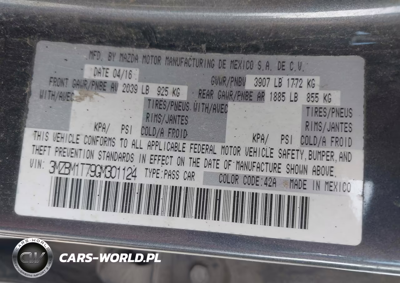 2016 Mazda Mazda3 I Sport VIN:3MZBM1T79GM301124 - 9