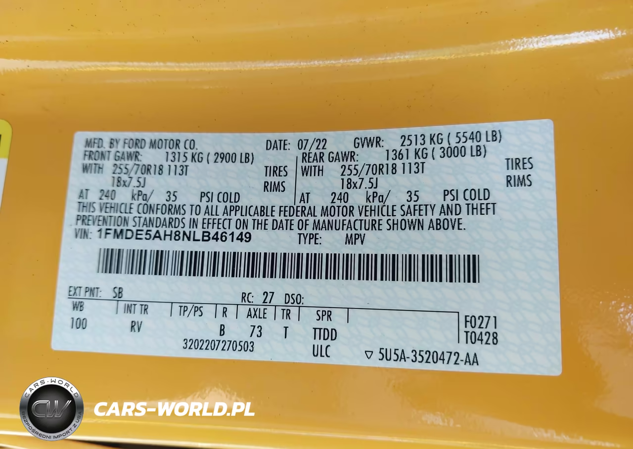 2022 Ford Bronco Outer Banks VIN:1FMDE5AH8NLB46149 - 9