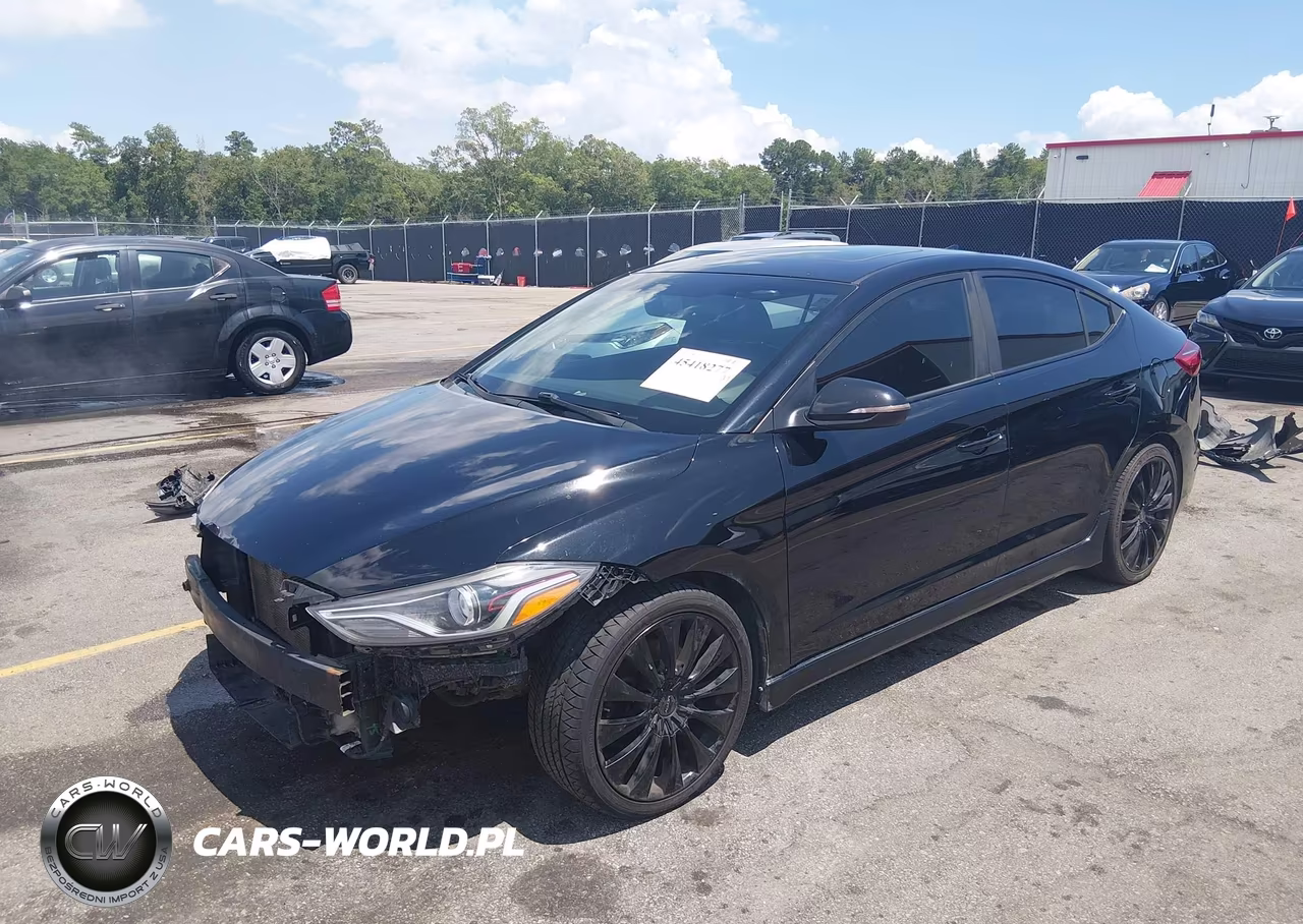 2018 Hyundai Elantra Sport VIN:KMHD04LB3JU557349 - 2