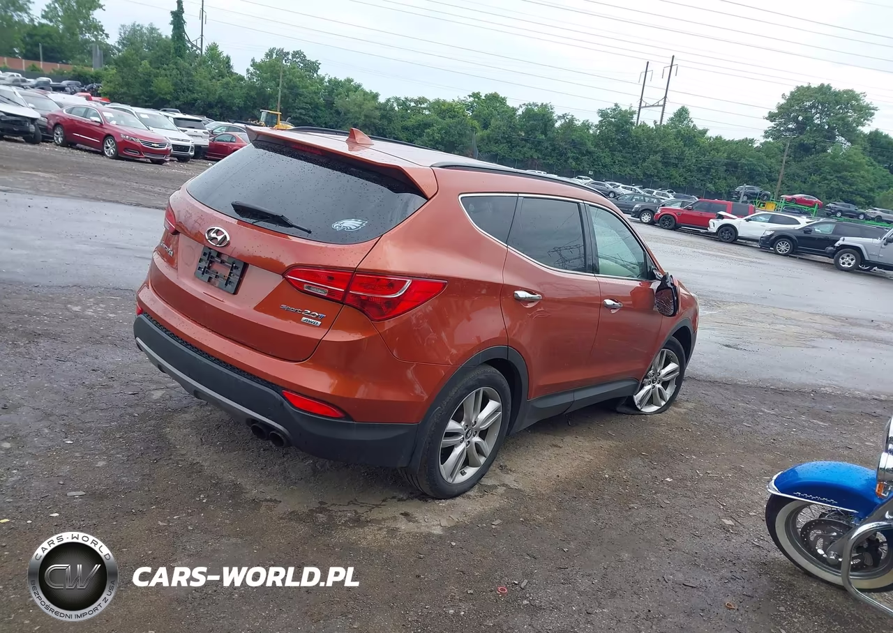 2014 Hyundai Santa Fe Sport 2.0L Turbo VIN:5XYZUDLA9EG217264 - 4
